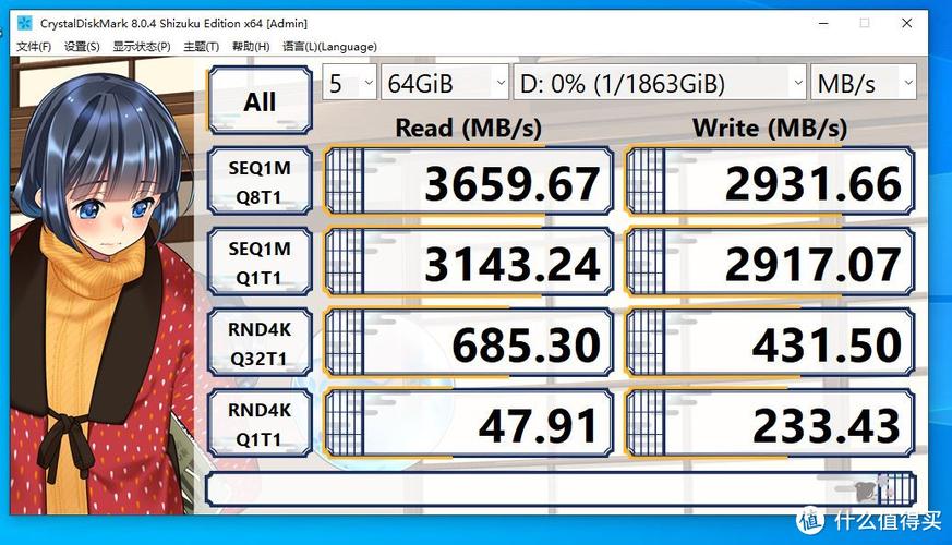 crystaldiskmark个参数