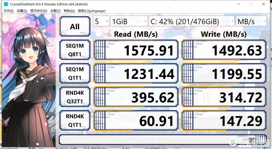 crystaldiskmark个参数