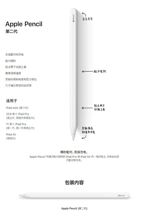 apple pencil 充电参数