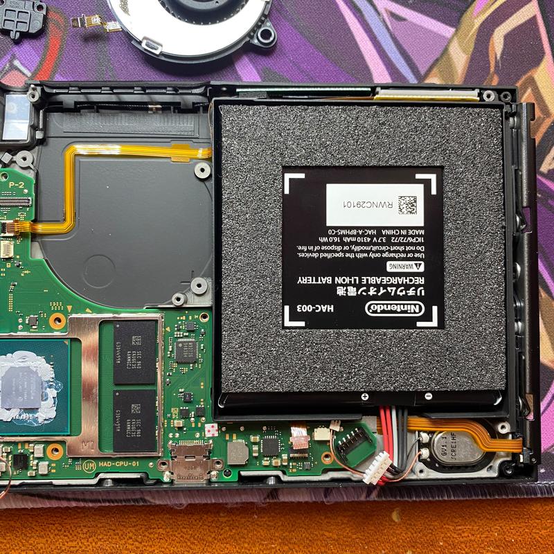 nintendo switch 拆机