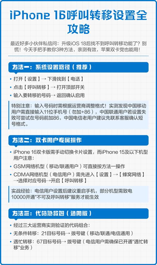智能手机怎样设置呼叫转移