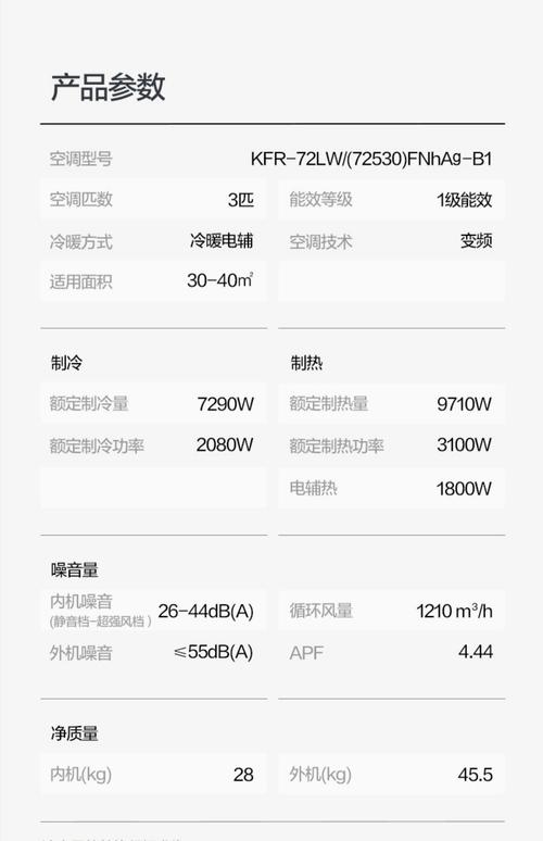 格力kf23gw 2338 参数