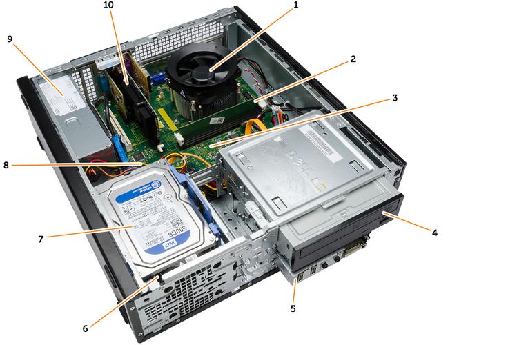 dell vostro小机箱拆机