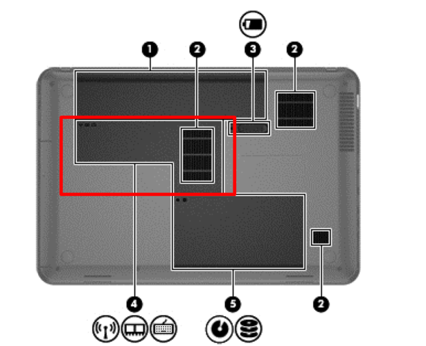 惠普1000notebook拆机