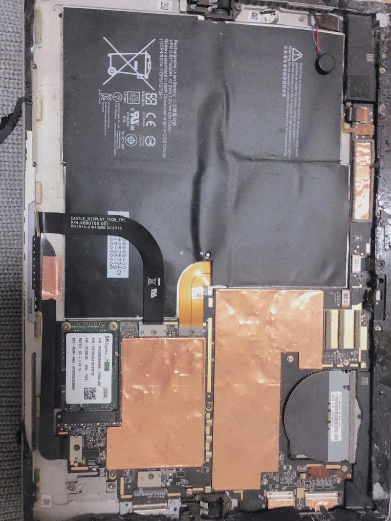 surface pro 4拆机